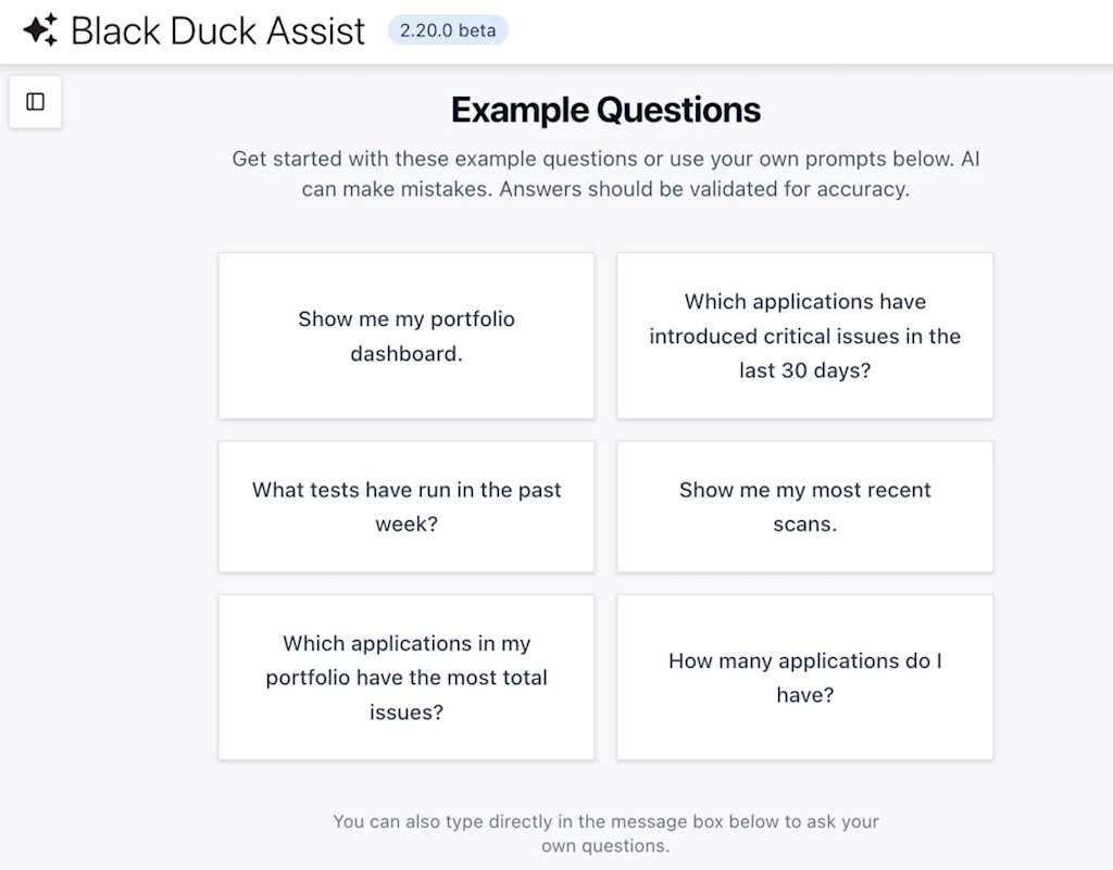 Black Duck Assist Image